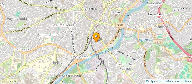 localisation de l'entreprise MONSIEUR NICOLAS GAINAND à LIMOGES