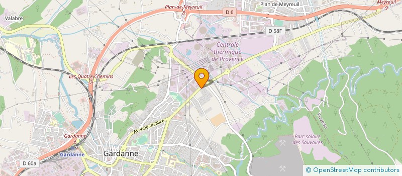 localisation de l'entreprise MONSIEUR NICOLAS GAINLET à GARDANNE