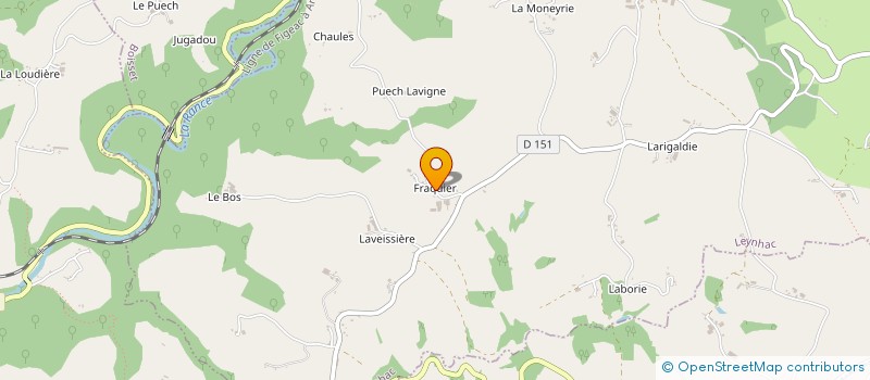 localisation de l'entreprise MONSIEUR NICOLAS GALES à LEYNHAC