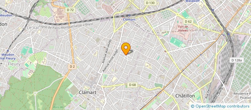 localisation de l'entreprise MONSIEUR NICOLAS GALIAY à CLAMART