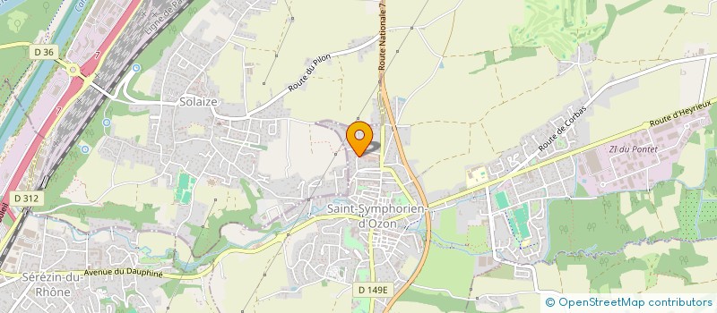localisation de l'entreprise MONSIEUR NICOLAS GALIBERT  SAINT-SYMPHORIEN-D'OZON