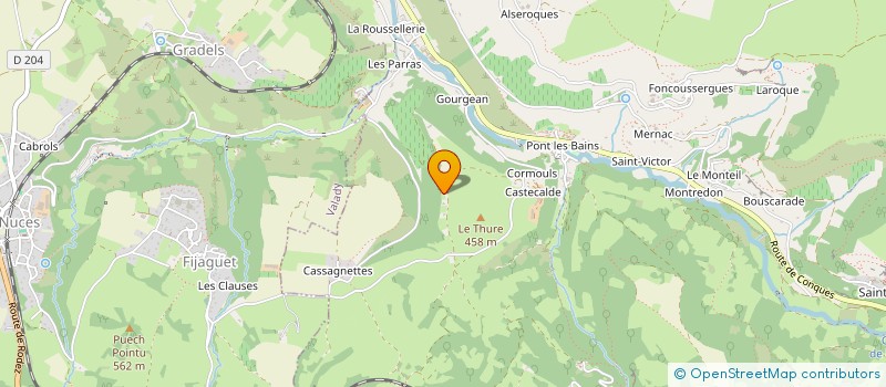 localisation de l'entreprise MONSIEUR NICOLAS GALINIER  SALLES-LA-SOURCE