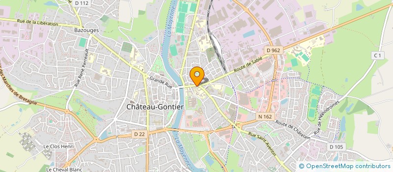 localisation de l'entreprise MONSIEUR NICOLAS GALIVEL  CHATEAU-GONTIER-SUR-MAYENNE