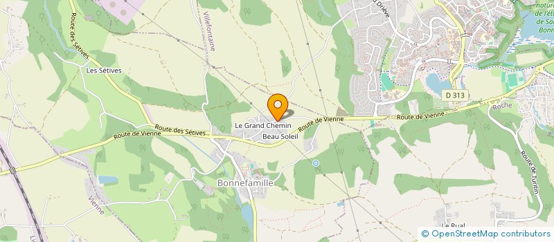 localisation de l'entreprise MONSIEUR NICOLAS GALLET  BONNEFAMILLE