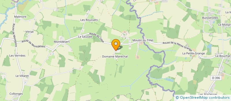 localisation de l'entreprise MONSIEUR NICOLAS GALLET  CURCIAT-DONGALON