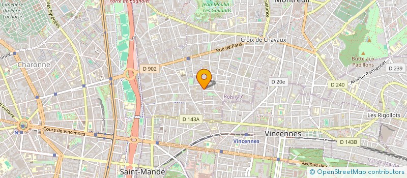 localisation de l'entreprise MONSIEUR NICOLAS GALLET DE SAINT AURIN à MONTREUIL