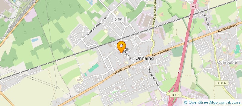 localisation de l'entreprise MONSIEUR NICOLAS GALLIER  ONNAING