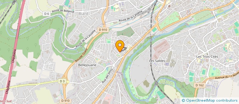 localisation de l'entreprise MONSIEUR NICOLAS GALLOIS  POITIERS