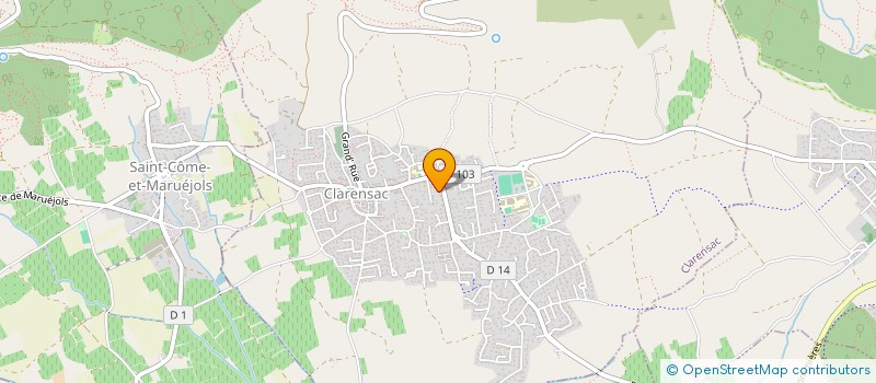 localisation de l'entreprise MONSIEUR NICOLAS GALLON  CLARENSAC