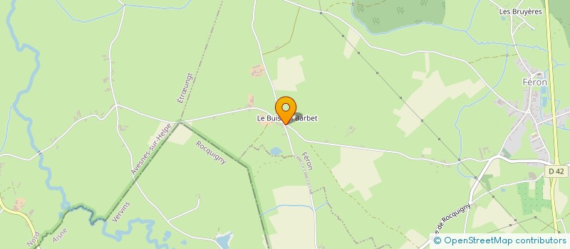 localisation de l'entreprise MONSIEUR NICOLAS GALLOT  FERON