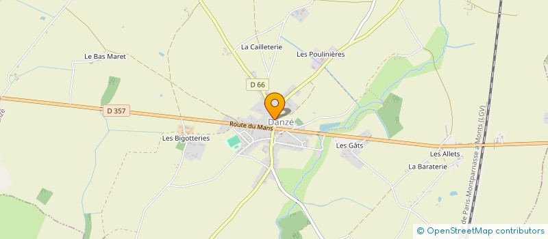 localisation de l'entreprise MONSIEUR NICOLAS GALLOYER  DANZE