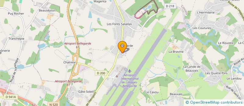 localisation de l'entreprise MONSIEUR NICOLAS GAMAURY à LIMOGES