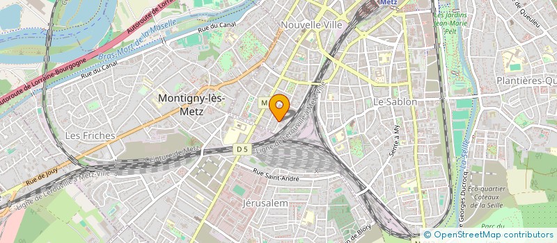 localisation de l'entreprise MONSIEUR NICOLAS GAMBA  METZ