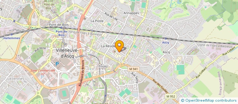 localisation de l'entreprise MONSIEUR NICOLAS GAMMELIN  VILLENEUVE-D'ASCQ