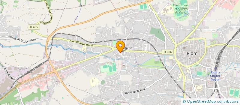 localisation de l'entreprise MONSIEUR NICOLAS GAMOND  MOZAC