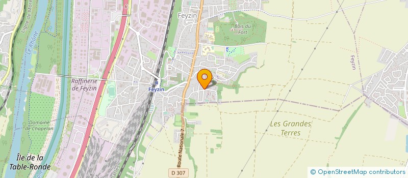 localisation de l'entreprise MONSIEUR NICOLAS GANDON  FEYZIN