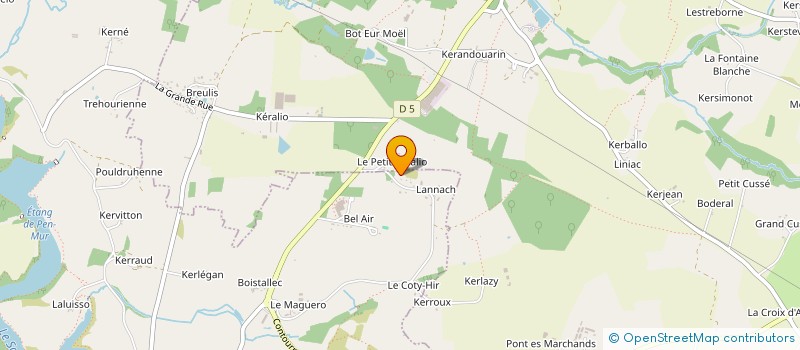 localisation de l'entreprise MONSIEUR NICOLAS GANDON  LAUZACH