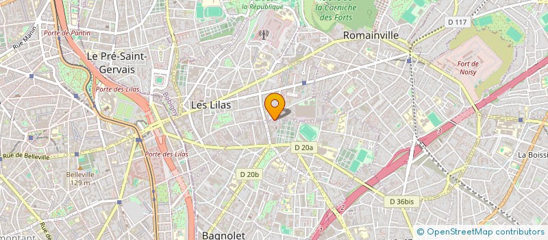 localisation de l'entreprise MONSIEUR NICOLAS GARABEDOFF à BAGNOLET