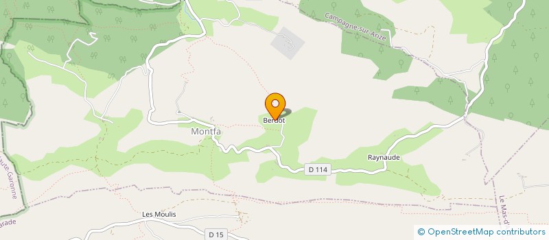 localisation de l'entreprise MONSIEUR NICOLAS GARCIA à LA BASTIDE-DE-BESPLAS