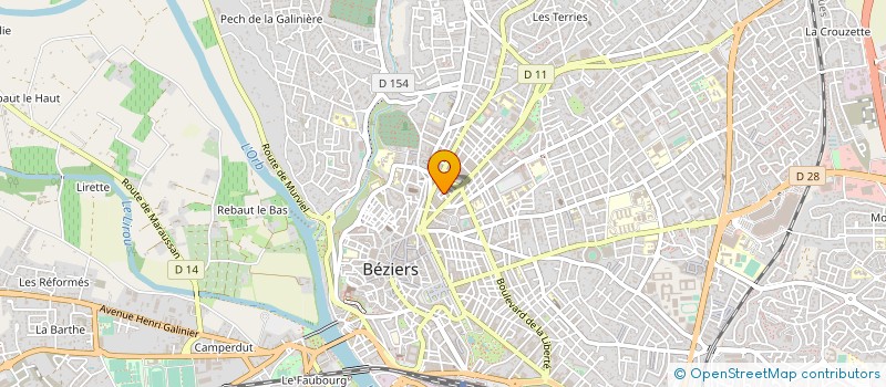 localisation de l'entreprise MONSIEUR NICOLAS GARCIA à BEZIERS