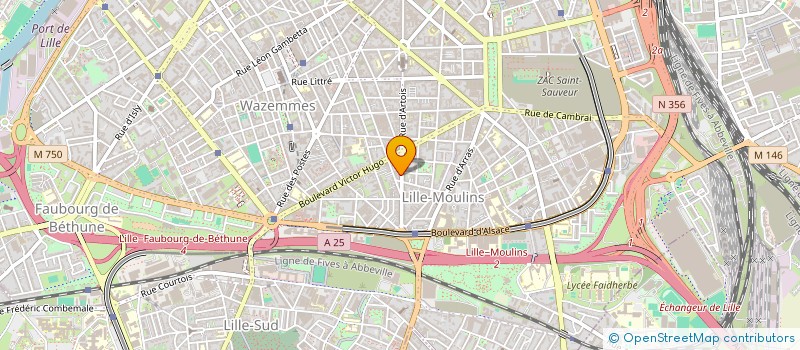 localisation de l'entreprise MONSIEUR NICOLAS GARCIA à LILLE