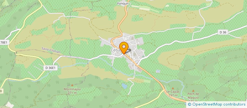 localisation de l'entreprise MONSIEUR NICOLAS GARCIA  CEBAZAN