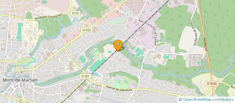 localisation de l'entreprise MONSIEUR NICOLAS GARDIES  MONT-DE-MARSAN