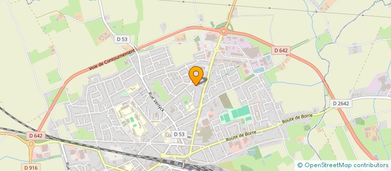 localisation de l'entreprise MONSIEUR NICOLAS GARGUILO  CAESTRE