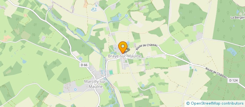 localisation de l'entreprise MONSIEUR NICOLAS GARIN  BRAYE-SUR-MAULNE