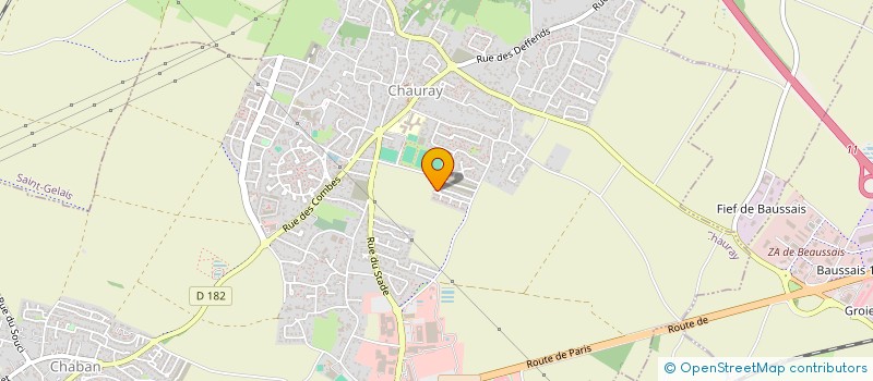 localisation de l'entreprise MONSIEUR NICOLAS GARNIER  CHAURAY