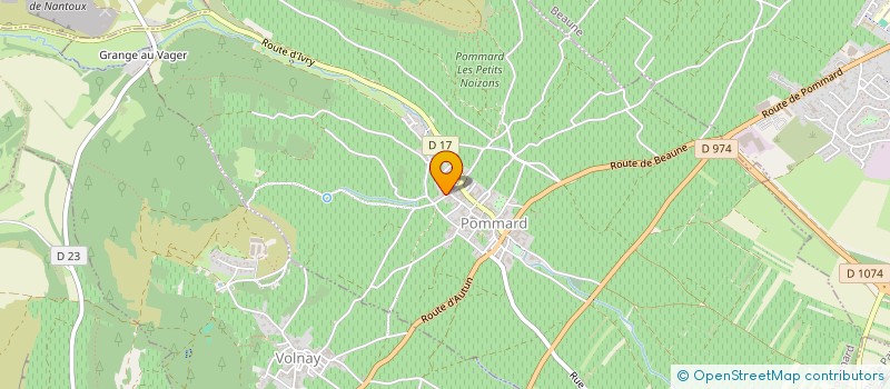 localisation de l'entreprise MONSIEUR NICOLAS GARNIER  POMMARD
