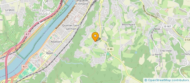 localisation de l'entreprise MONSIEUR NICOLAS GARON  VIENNE