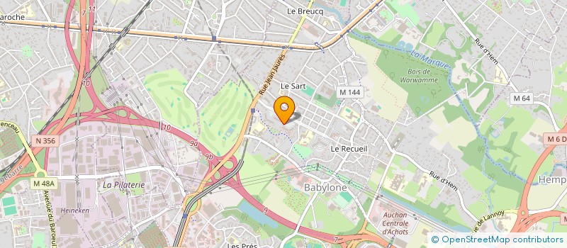 localisation de l'entreprise MONSIEUR NICOLAS GARRIC à VILLENEUVE-D'ASCQ