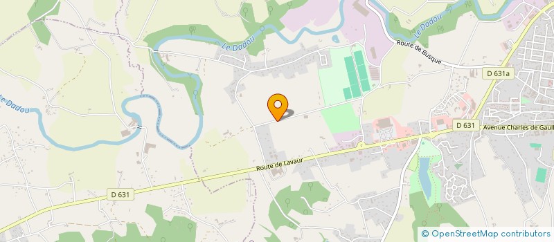 localisation de l'entreprise MONSIEUR NICOLAS GARRIGUES  LABESSIERE-CANDEIL