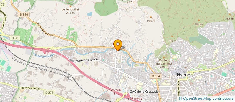 localisation de l'entreprise MONSIEUR NICOLAS GARSAULT  HYERES