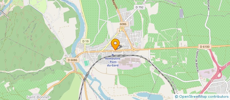 localisation de l'entreprise MONSIEUR NICOLAS GARTNER  REMOULINS