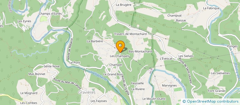 localisation de l'entreprise MONSIEUR NICOLAS GASCON  LES SALELLES