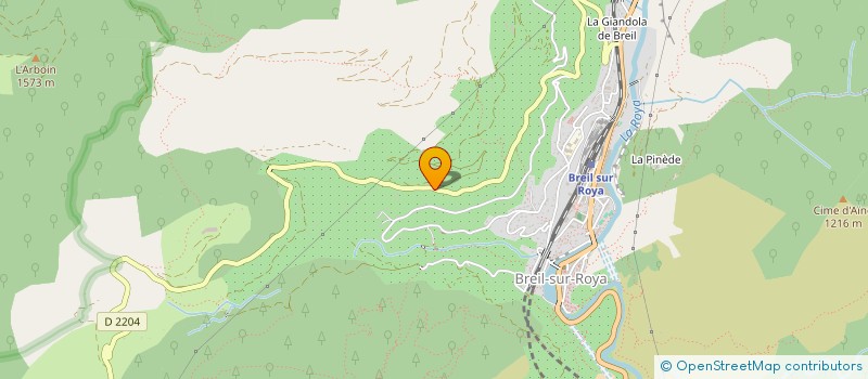 localisation de l'entreprise MONSIEUR NICOLAS GASIGLIA  BREIL-SUR-ROYA