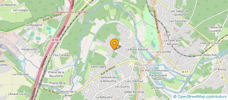 localisation de l'entreprise MONSIEUR NICOLAS GASNAULT  MONTBAZON