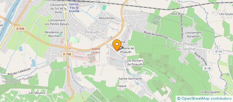 localisation de l'entreprise MONSIEUR NICOLAS GASNIER  PINEUILH