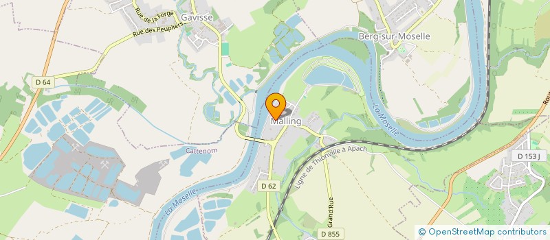 localisation de l'entreprise MONSIEUR NICOLAS GASSEAU  MALLING