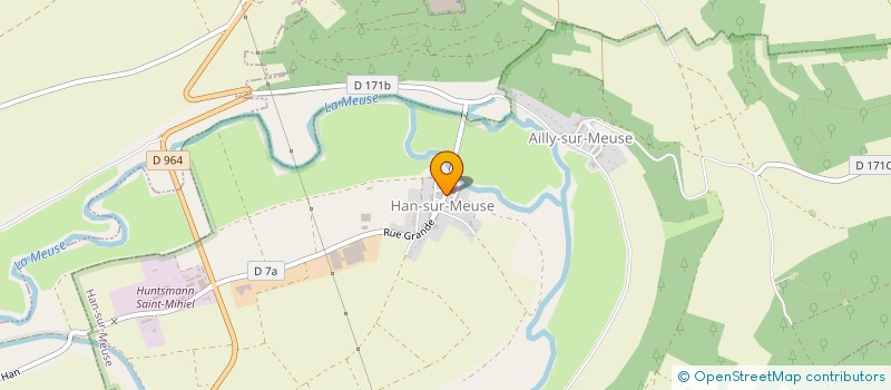 localisation de l'entreprise MONSIEUR NICOLAS GASSON à HAN-SUR-MEUSE