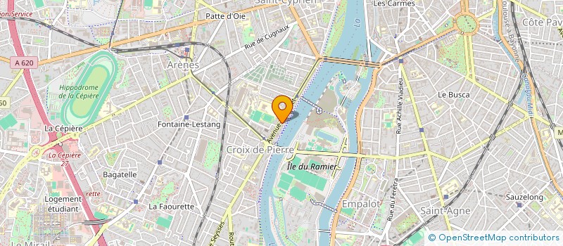 localisation de l'entreprise MONSIEUR NICOLAS GASTAL  TOULOUSE