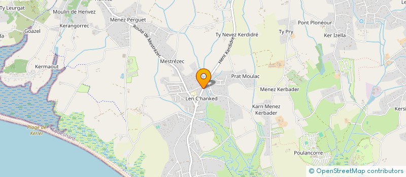 localisation de l'entreprise MONSIEUR NICOLAS GASTINEAU à FOUESNANT