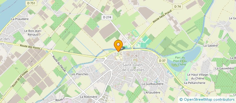 localisation de l'entreprise MONSIEUR NICOLAS GATBOIS à SAINT-JULIEN-DE-CONCELLES