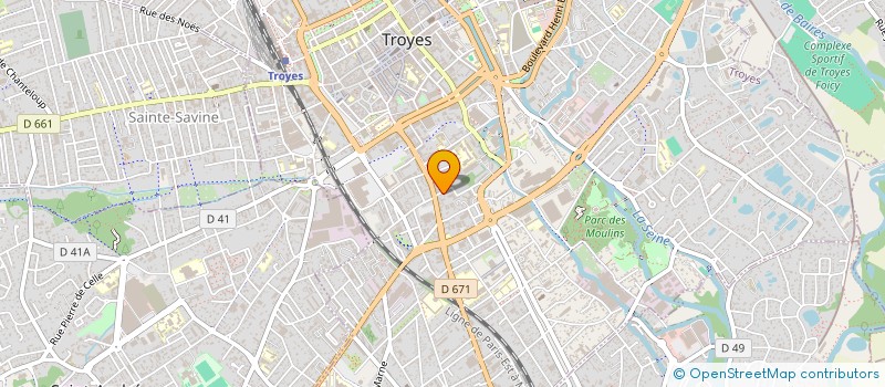 localisation de l'entreprise MONSIEUR NICOLAS GATHELLIER à TROYES