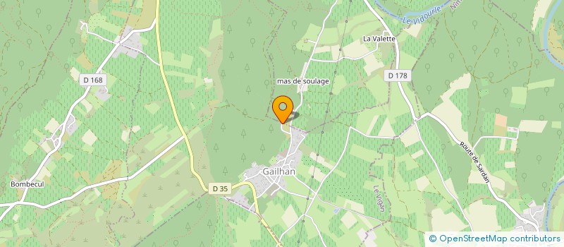 localisation de l'entreprise MONSIEUR NICOLAS GATIN  SAINT-CHRISTOL-LEZ-ALES