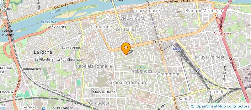 localisation de l'entreprise MONSIEUR NICOLAS GATINE  TOURS