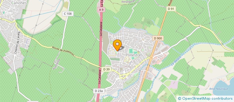 localisation de l'entreprise MONSIEUR NICOLAS GATOUNES  POLLESTRES