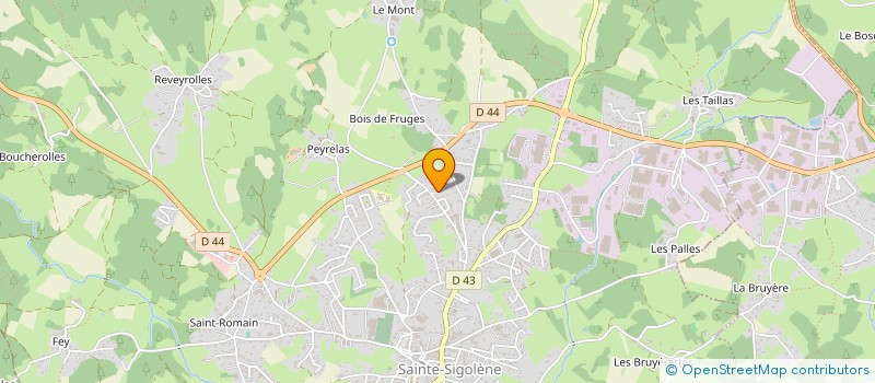 localisation de l'entreprise MONSIEUR NICOLAS GAUCHER à SAINTE-SIGOLENE